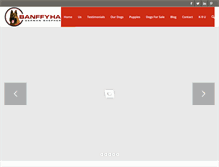 Tablet Screenshot of banffyhaus.com